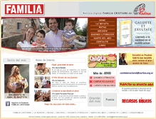 Tablet Screenshot of familiacristiana.org.ar